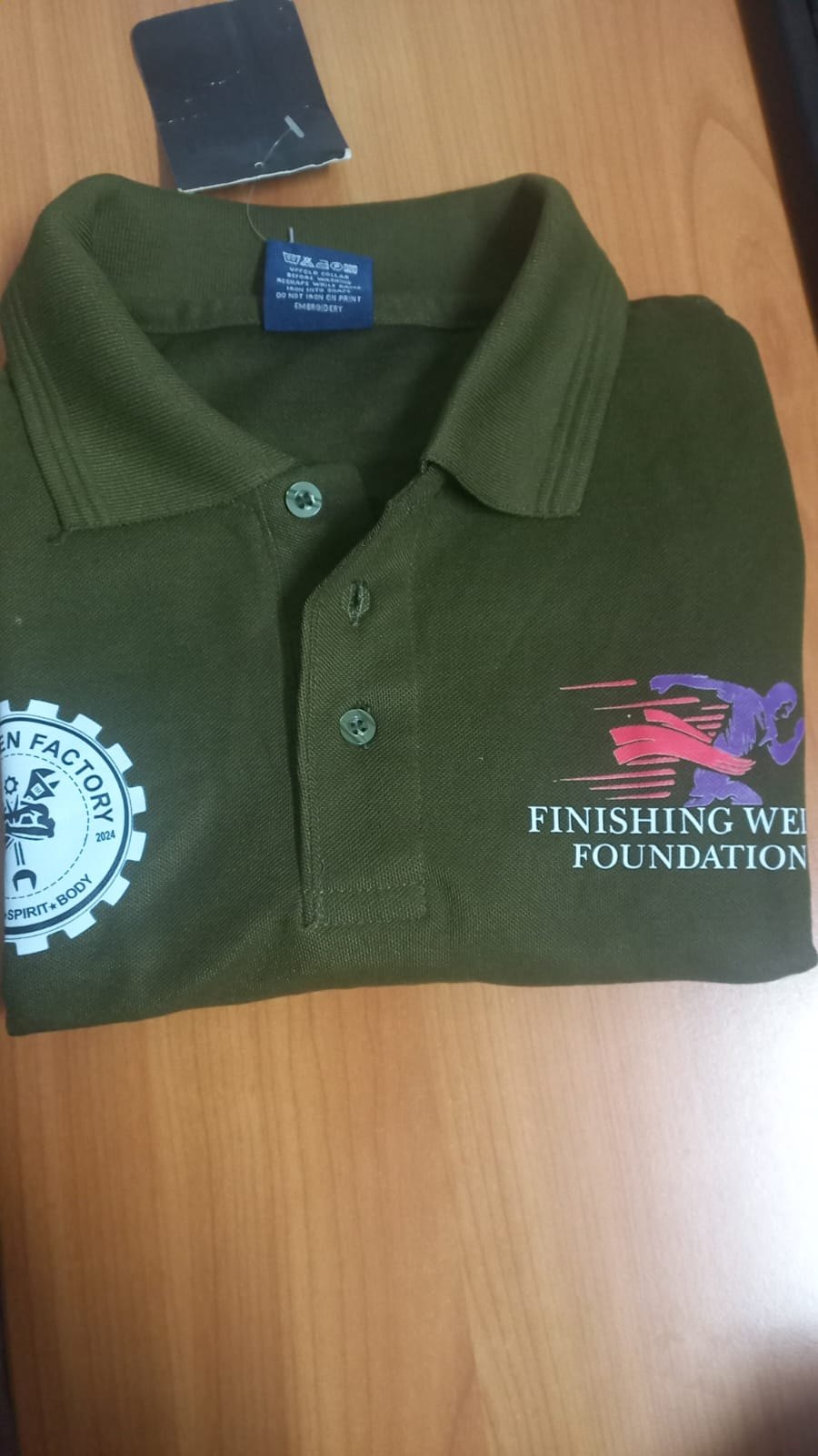 Custom branded polo shirt