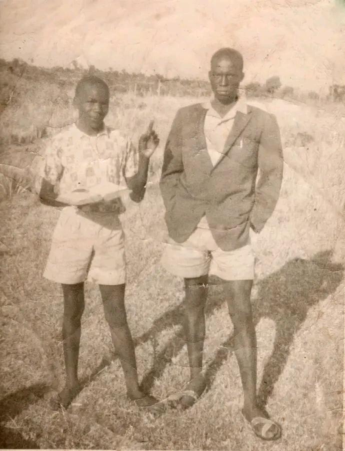 A young William Tuimising with a Bible, in the early years of his call to ministry